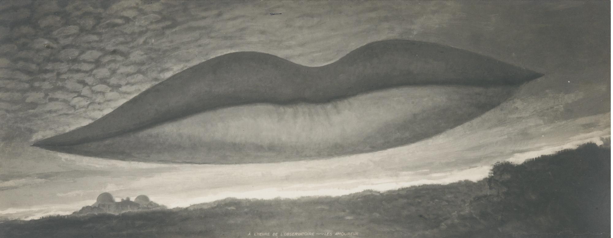 Man Ray - A L\'Heure De L\'Observatoire - Les Amoureux, 1934Silver Print.