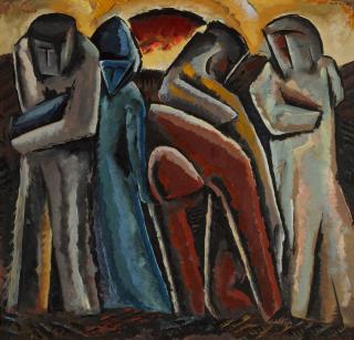 Man Ray - Figures in a Landscape