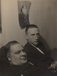 Man Ray - Joseph Stella and Marcel Duchamp, 1920