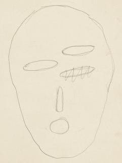 Man Ray - Mask with Displaced Eye