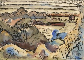 Man Ray - Ridgefield Landscape