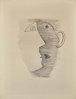 Man Ray - The Mug Drawing III