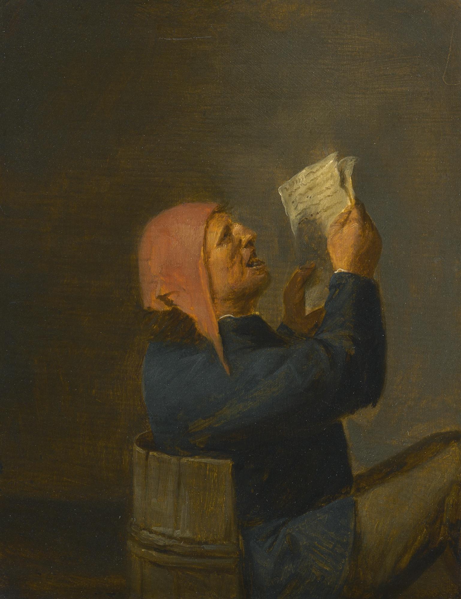 Man Reading A Letter