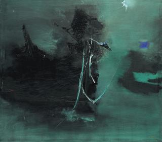 Manabu Mabe - Un documento de verde (no. 216)