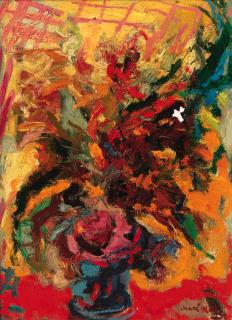 Mané-Katz - Bouquet de fleurs