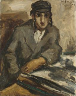 Mané-Katz - Boy Studying