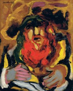 Mané-Katz - Le Rabbin, La Barbe Rouge