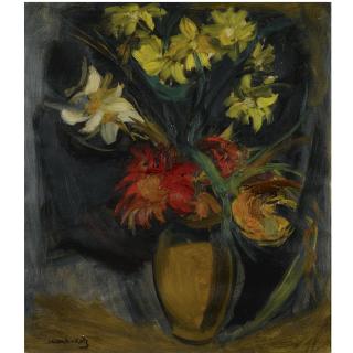 Mané-Katz - Les Fleurs