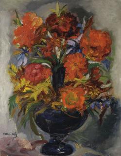 Mané-Katz - Peonies