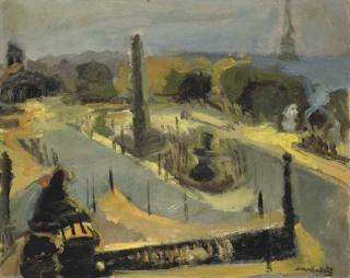 Mané-Katz - Place de la Concorde