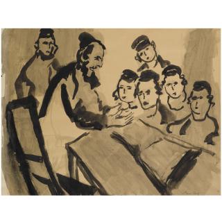 Mané-Katz - The Lesson