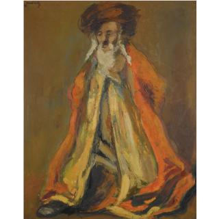 Mané-Katz - The Yellow Cloak