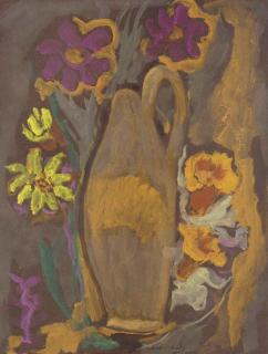 Mane-Katz - Vase en fleurs