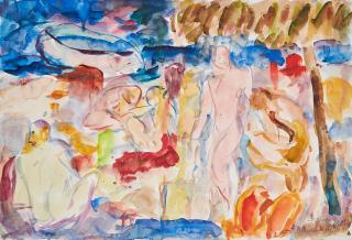 Manfred Henninger - Badende.