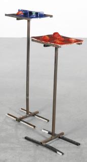 Manfred Pernice - Hugellandschraft Nach Yves Tanguy; Strassenszene Nach Radziwil