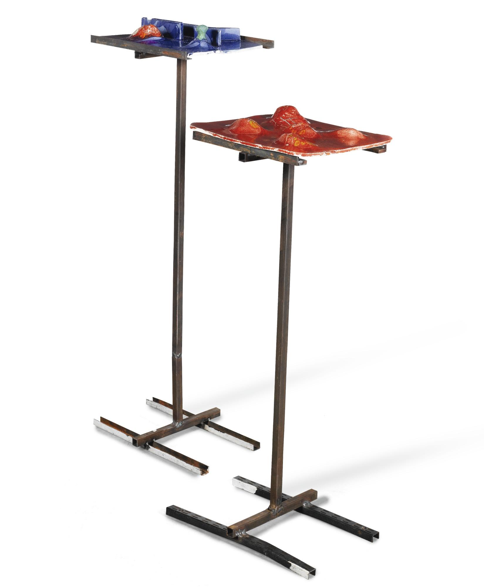 Manfred Pernice - Hugellandschraft Nach Yves Tanguy; Strassenszene Nach Radziwil