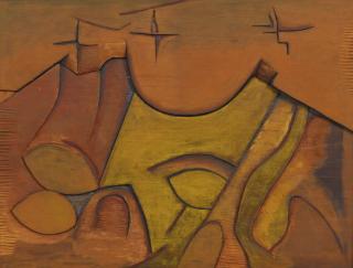 Manierre Dawson - Painted Wood Relief