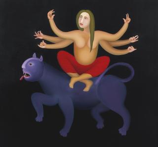 Manjit Bawa - The Black Devi