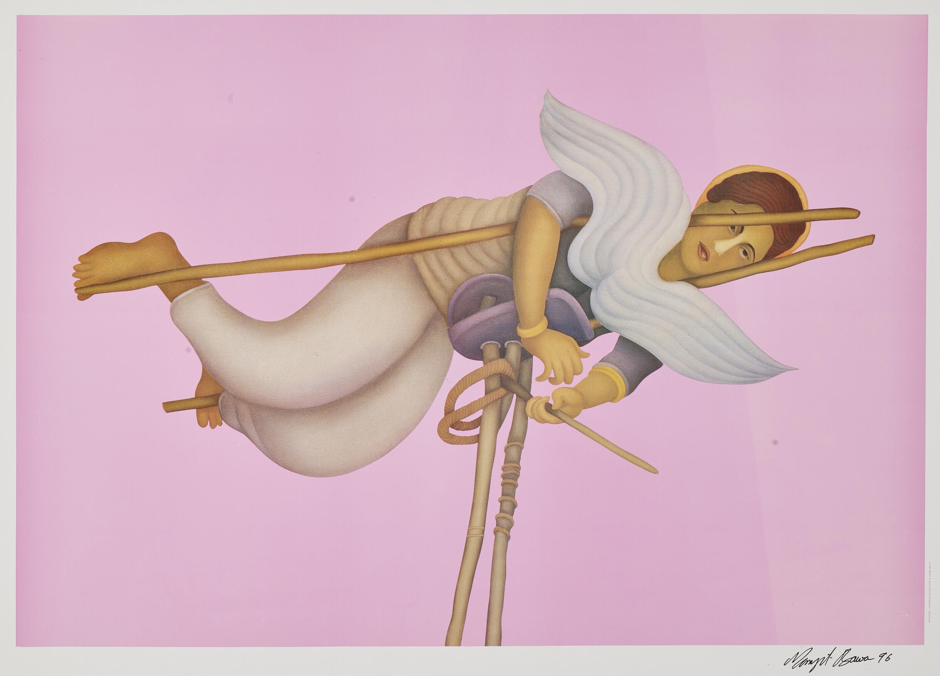 Manjit Bawa - Untitled (Acrobat)