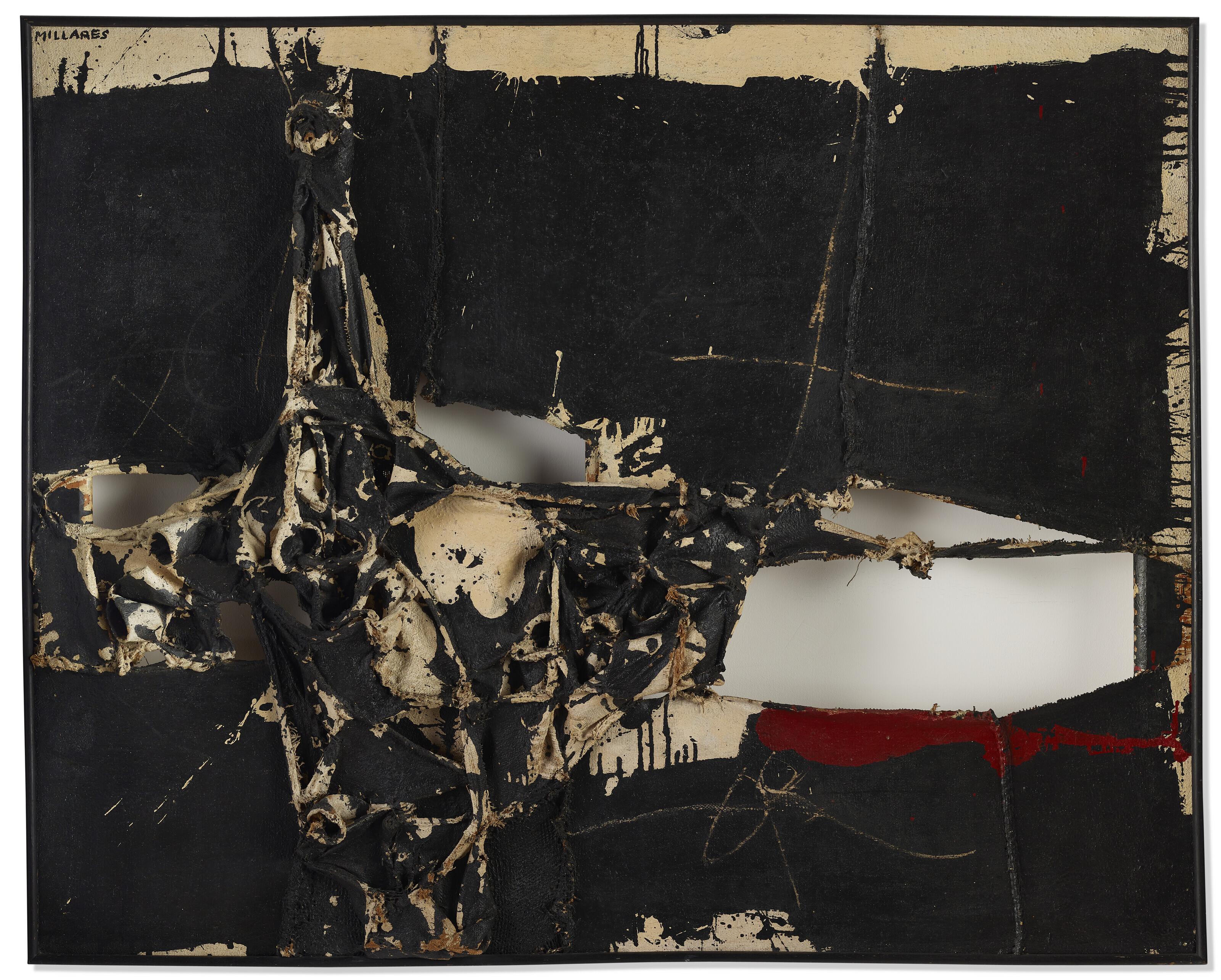 Manolo Millares - Cuadro 106