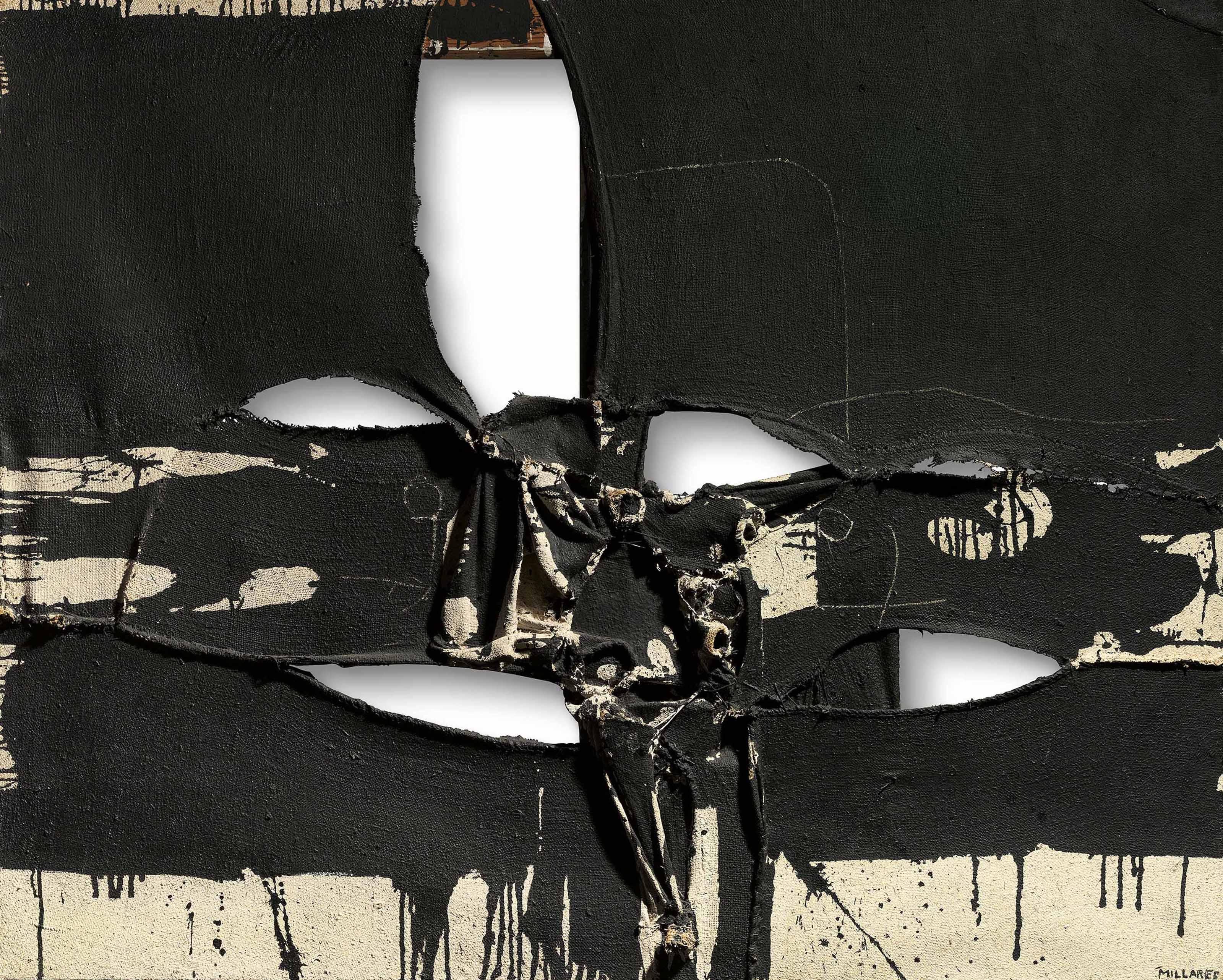 Manolo Millares - Cuadro 121