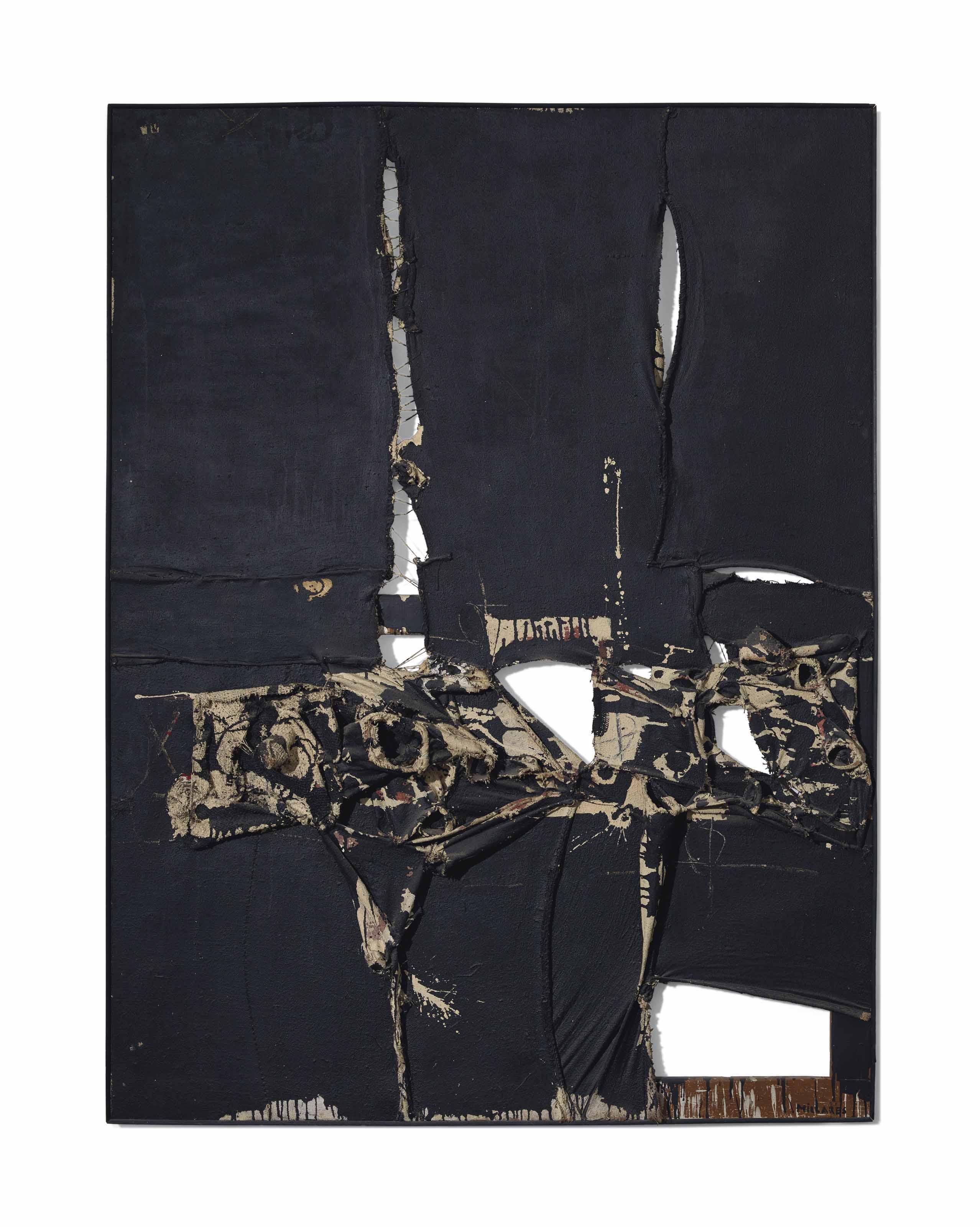 Manolo Millares - Cuadro 95