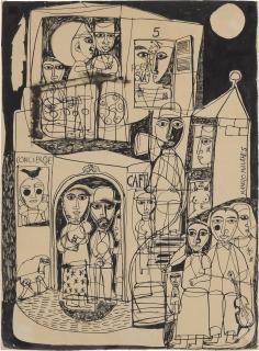 Manolo Millares - Figures en arquitectura