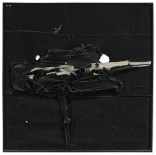 Manolo Millares - Personaje Caido (Fallen Figure)