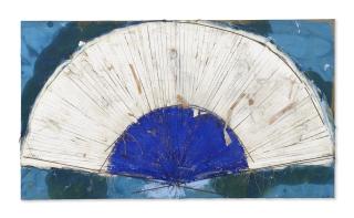 Manolo Valdés - Abanico Blanco y Azul