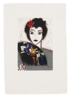 Manolo Valdés - Dama Con Abanico Ii