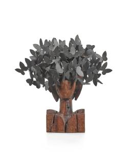 Manolo Valdés - Irene con Sombrero de Mariposas