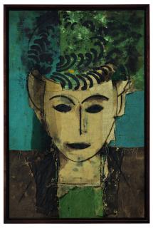 Manolo Valdés - Retrato Con Adornos En El Sombrero