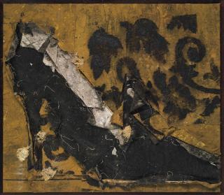 Manolo Valdés - Zapato en un escaparate amarillo (Shoe in a Yellow Shop Window)