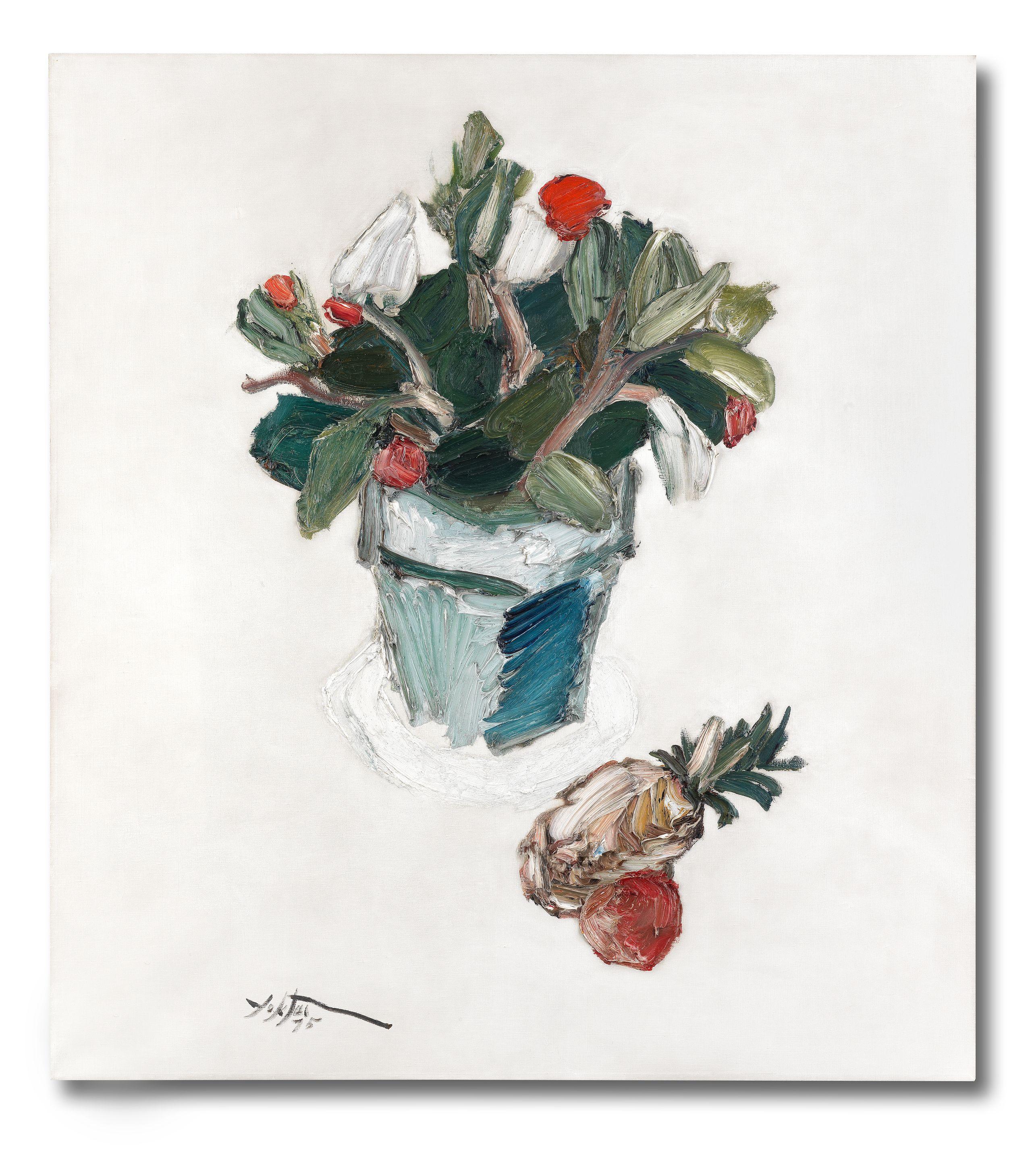 Manoucher Yektai - Still Life With Pineapple