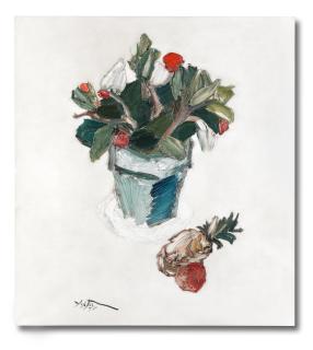 Manoucher Yektai - Still Life With Pineapple