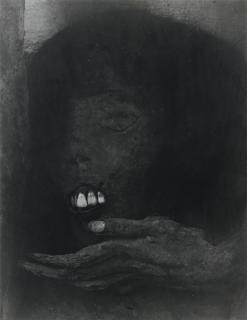 Manuel Álvarez Bravo - Retrato Postumo (Portrait Posthume/ Posthumous Portrait), 1939Vintage Silver Print. Flush-Mounted On Original Card. On The Reverse, Signed In Ink. Signed In Pencil On The Card At Lower Right. Mounted And Framed.