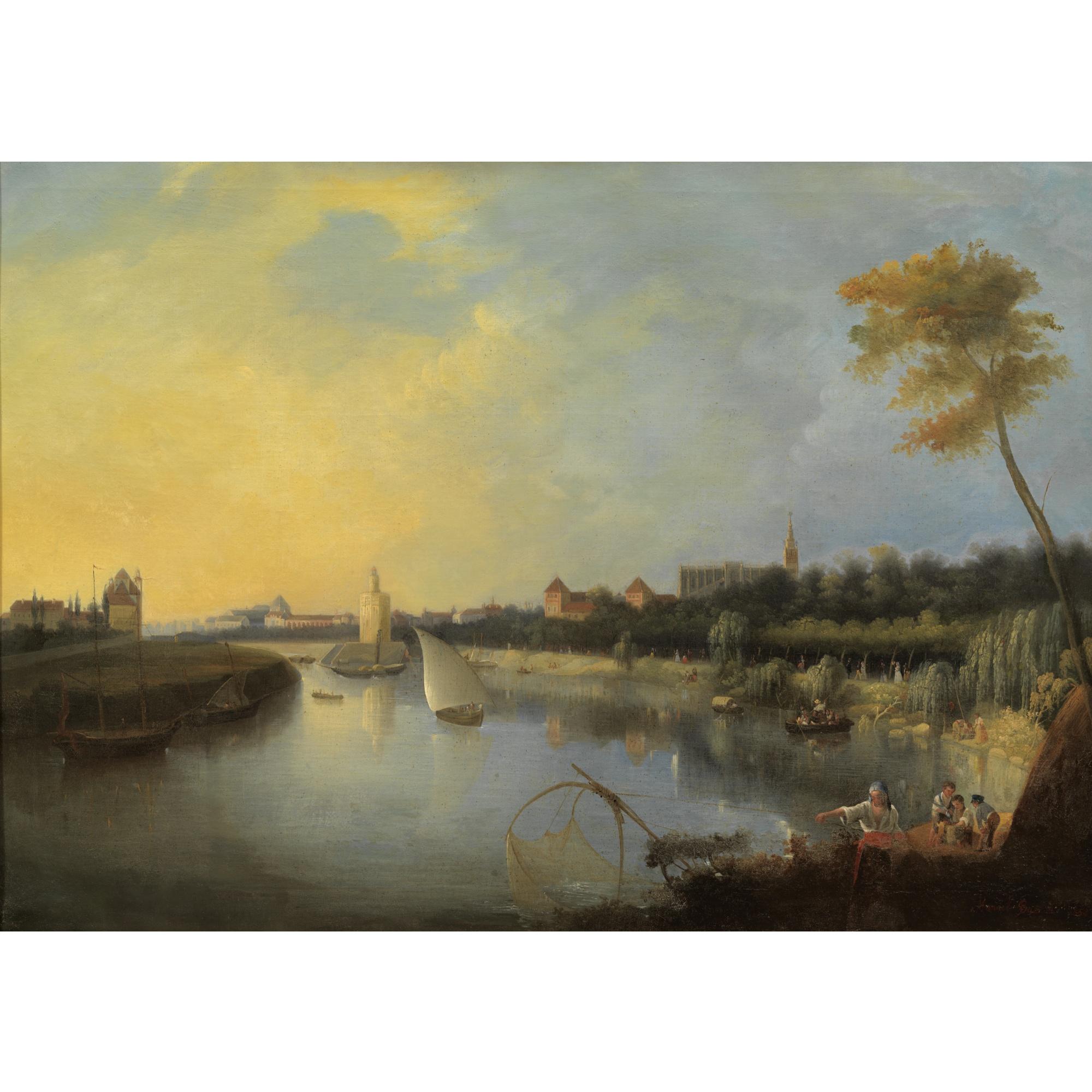 Manuel Barrón - Spanish escena De Sevilla (A View Of Seville)