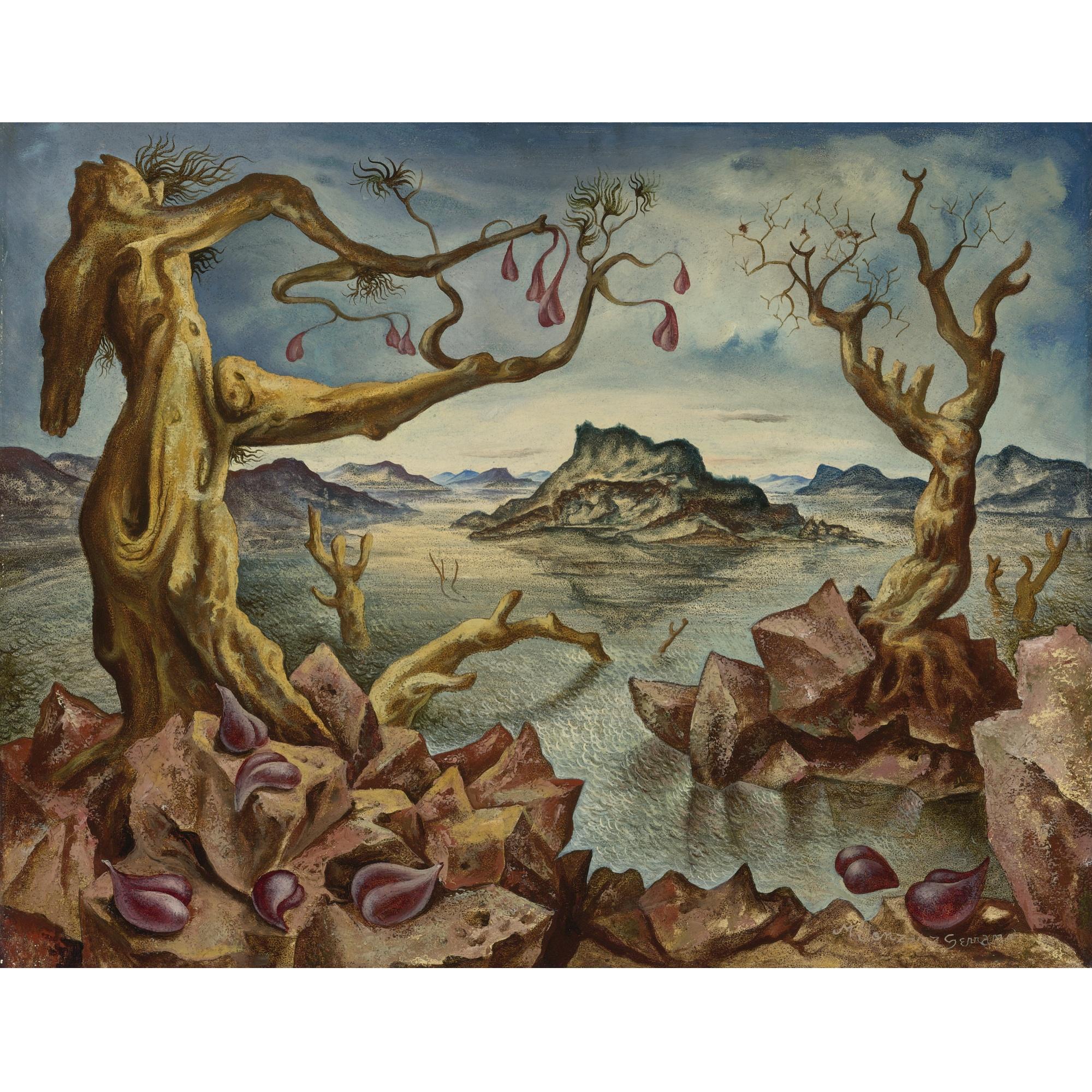 Manuel González Serrano - Paisaje (Símbolos)