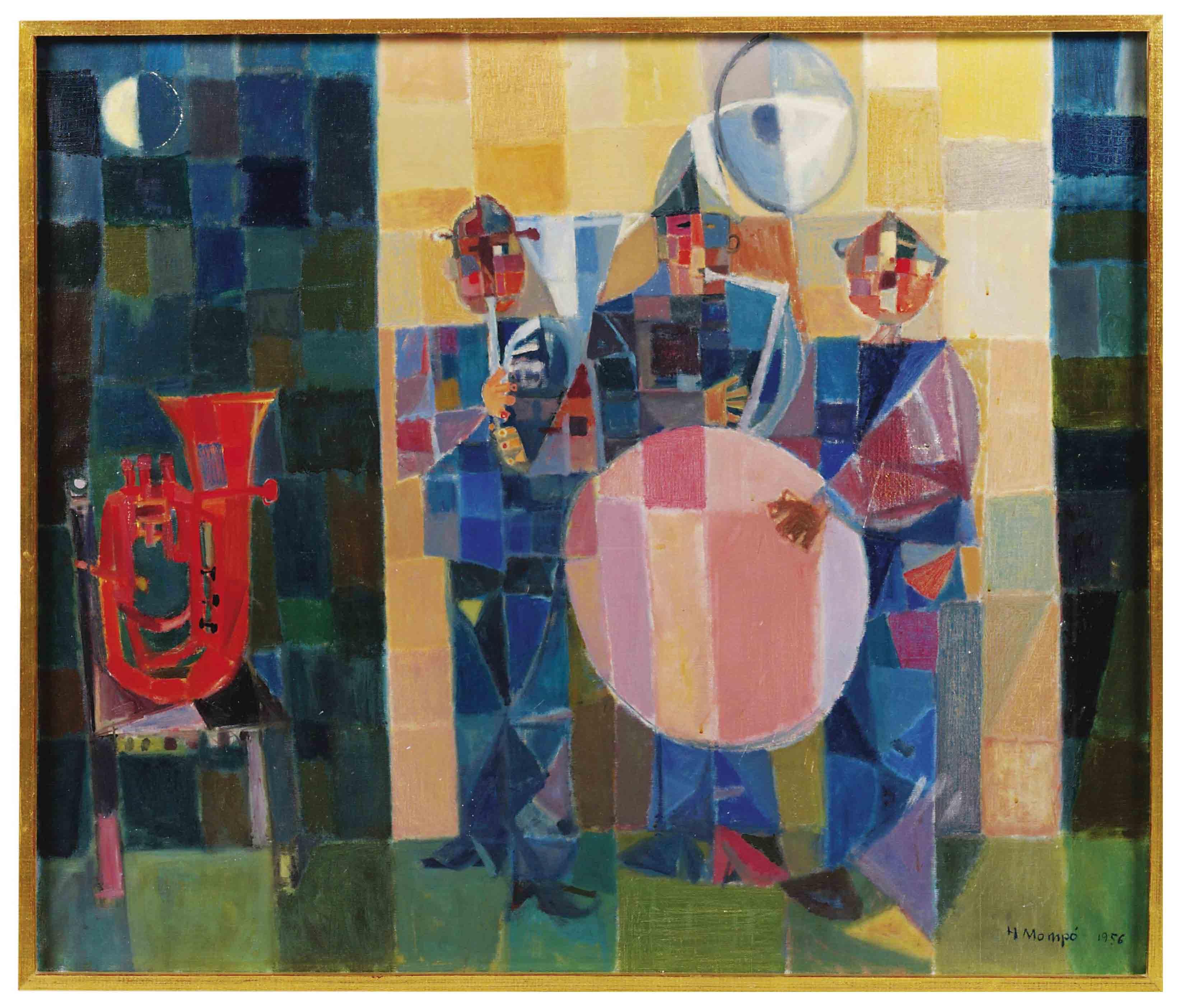 Manuel Hernández Mompó - Los tres músicos