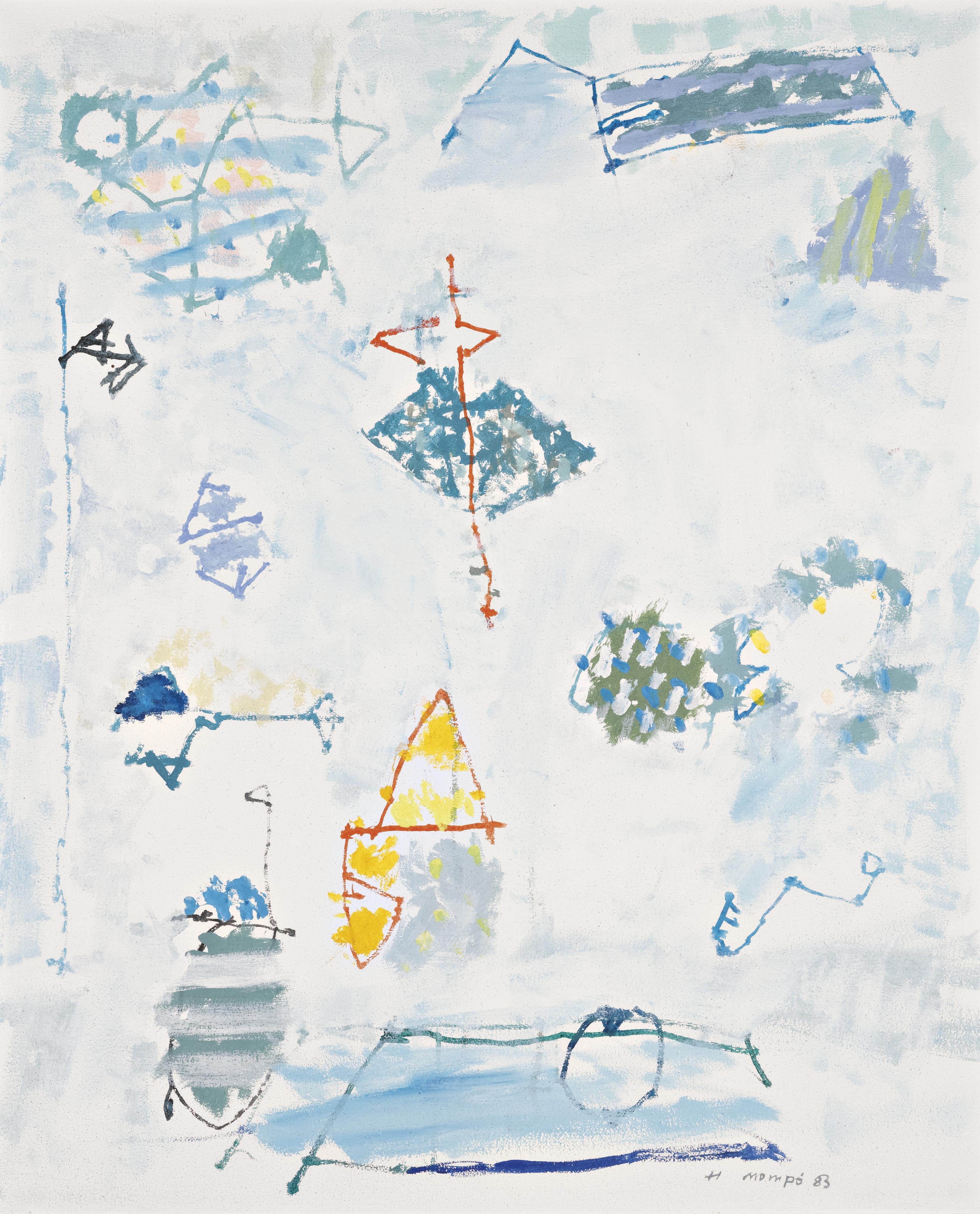 Manuel Hernández Mompó - Pequeña Plaza Con Mercado