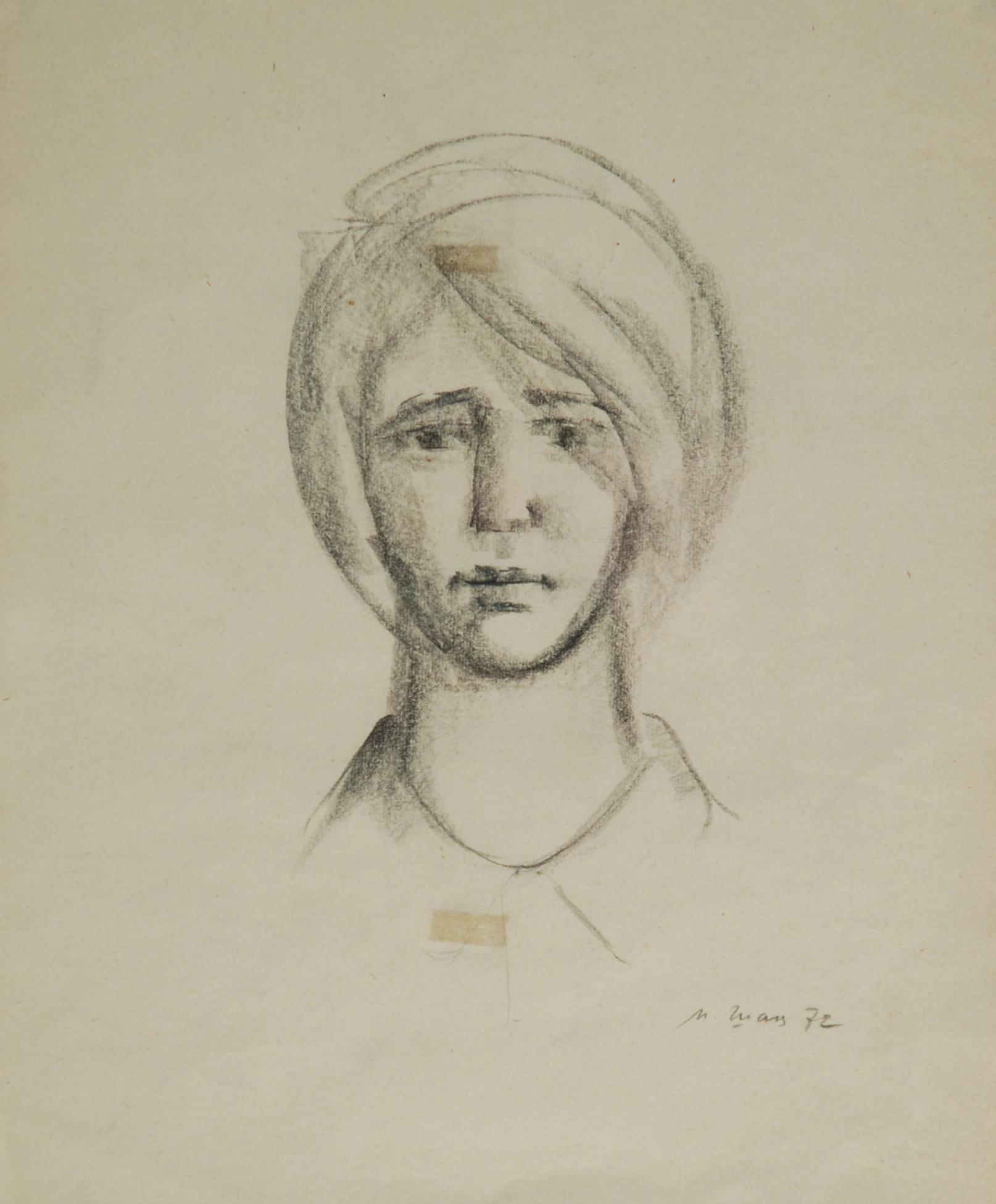 Manuel Isidorovich Schatz - Testa di donna