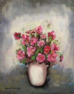 Manuel Komroff - Pink flowers