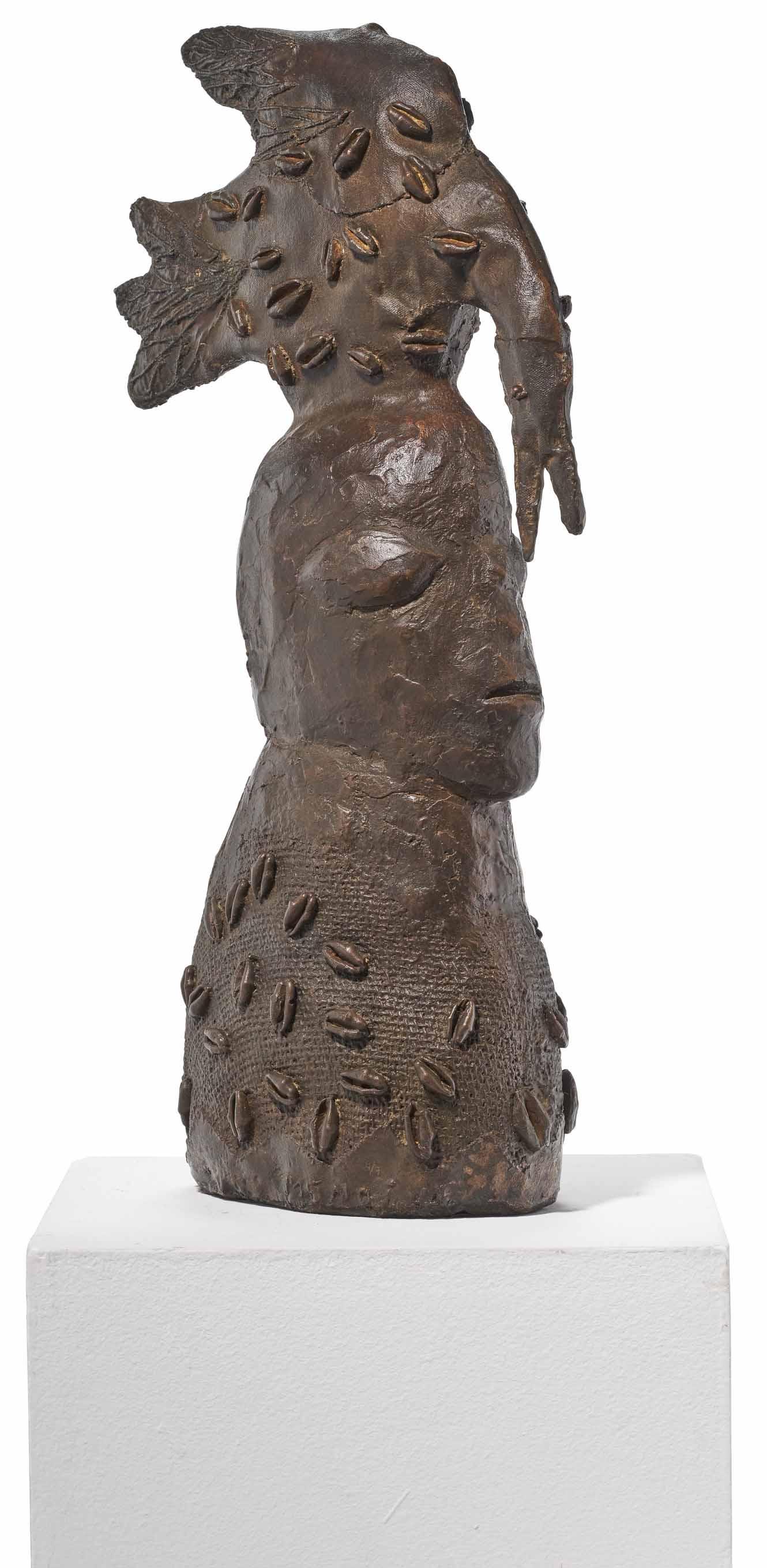 Manuel Mendive - Hombre con pájaro