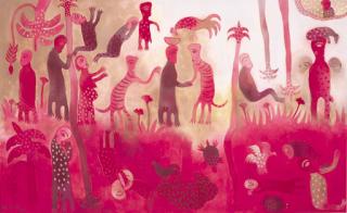 Manuel Mendive - Tigre con garra