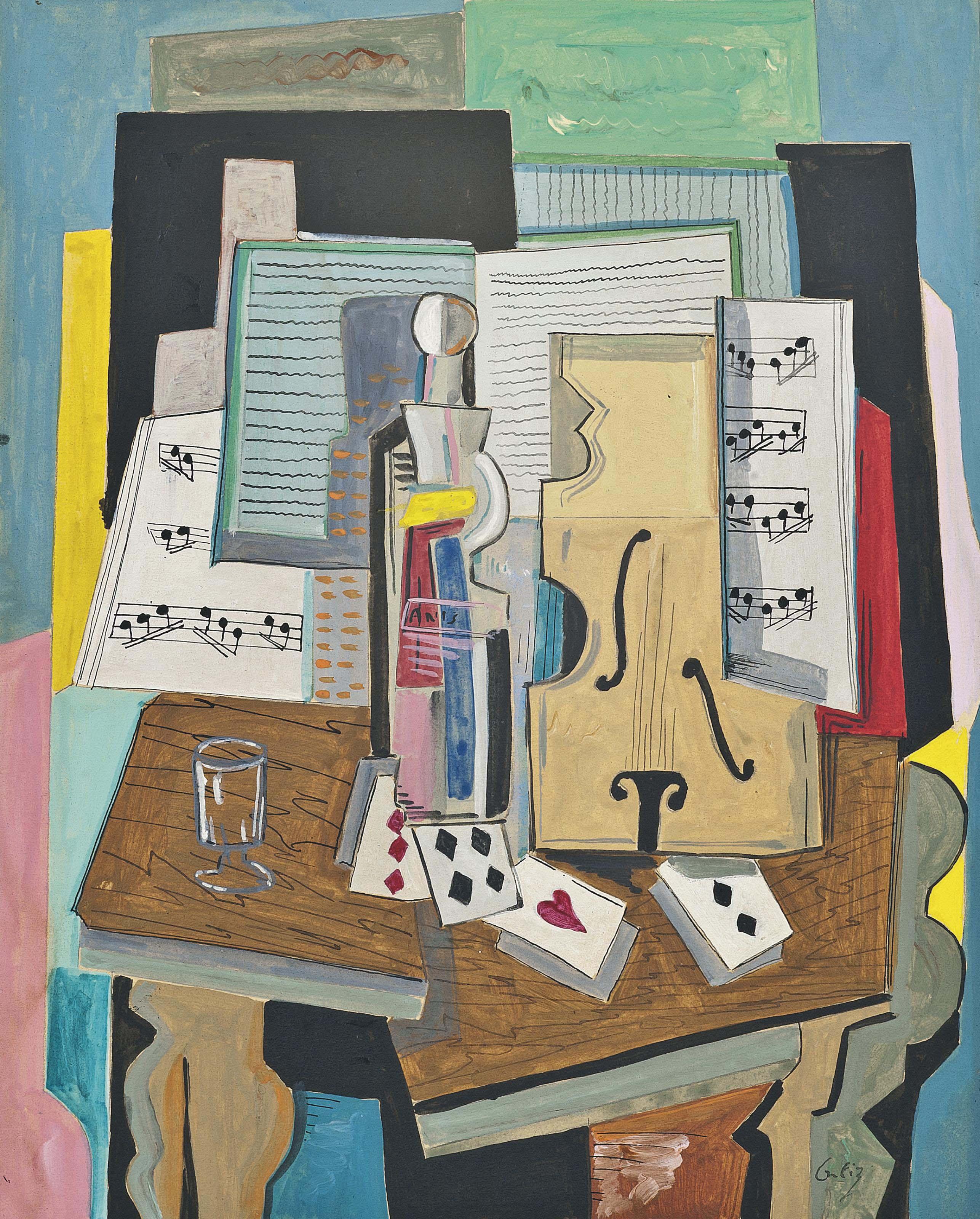 Manuel Ortiz de Zárate - Composition cubiste