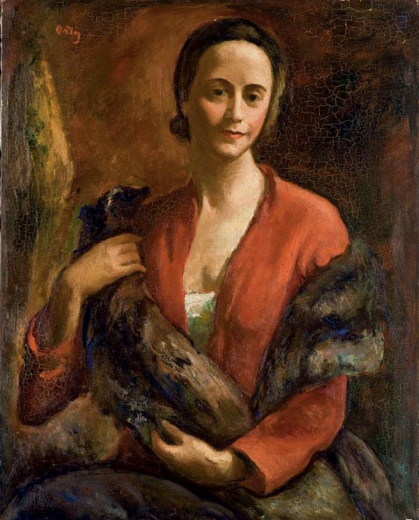 Manuel Ortiz De Zarate - Portrait de femme (et cinq autres oeuvres)