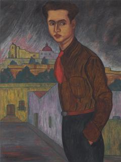 Manuel Rodríguez Lozano - Retrato de Andrés Henestrosa