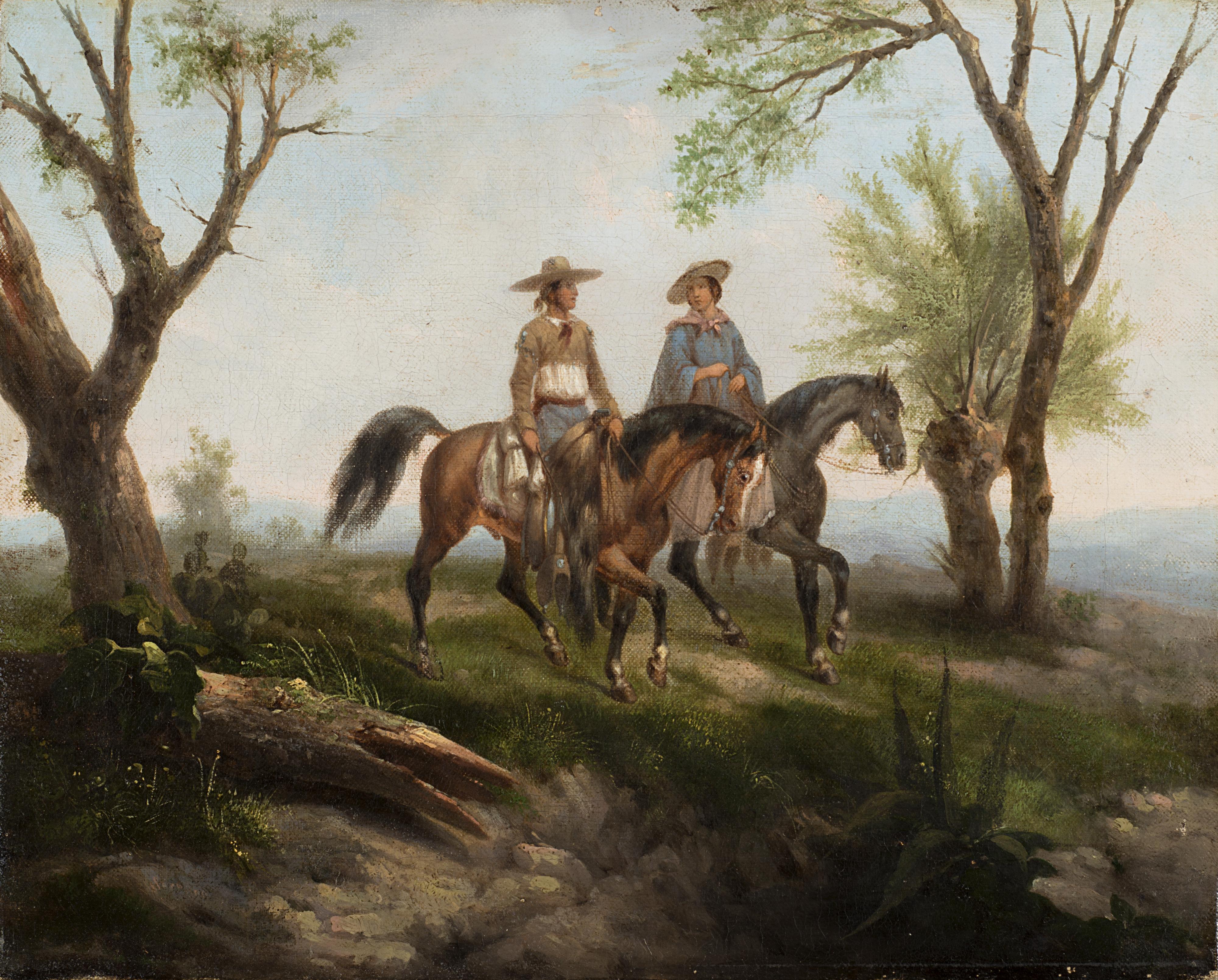 Manuel Serrano - Figure a cavallo