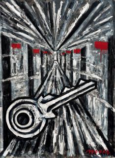 Mao Xuhui - The Vocabulary Of Power No.9 (Painted In 1993)