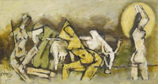 Maqbool Fida Husain - Banaras I 